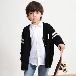 100% Wool Kids V Neck Cardigan