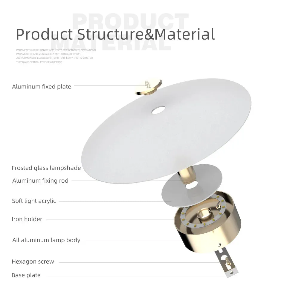 AiS Yiyet Rounded LED Wall / Ceiling Light