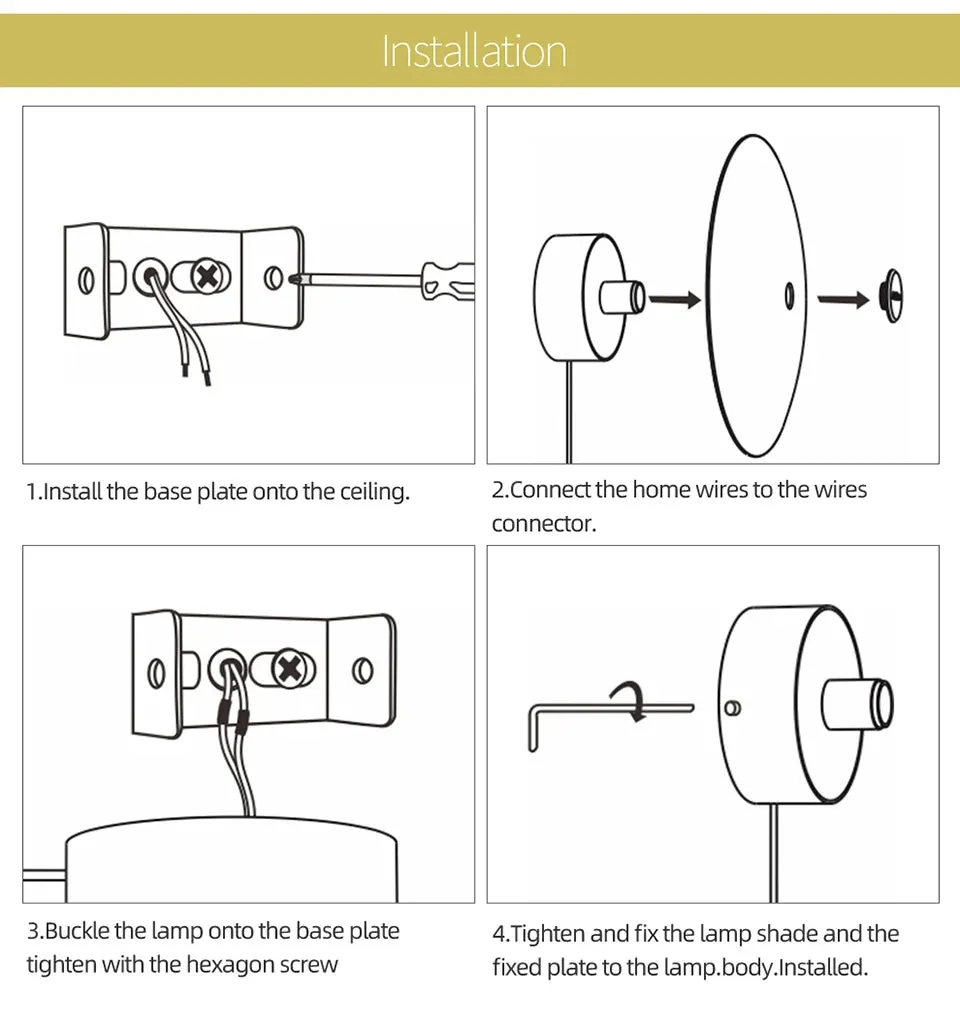 AiS Yiyet Rounded LED Wall / Ceiling Light