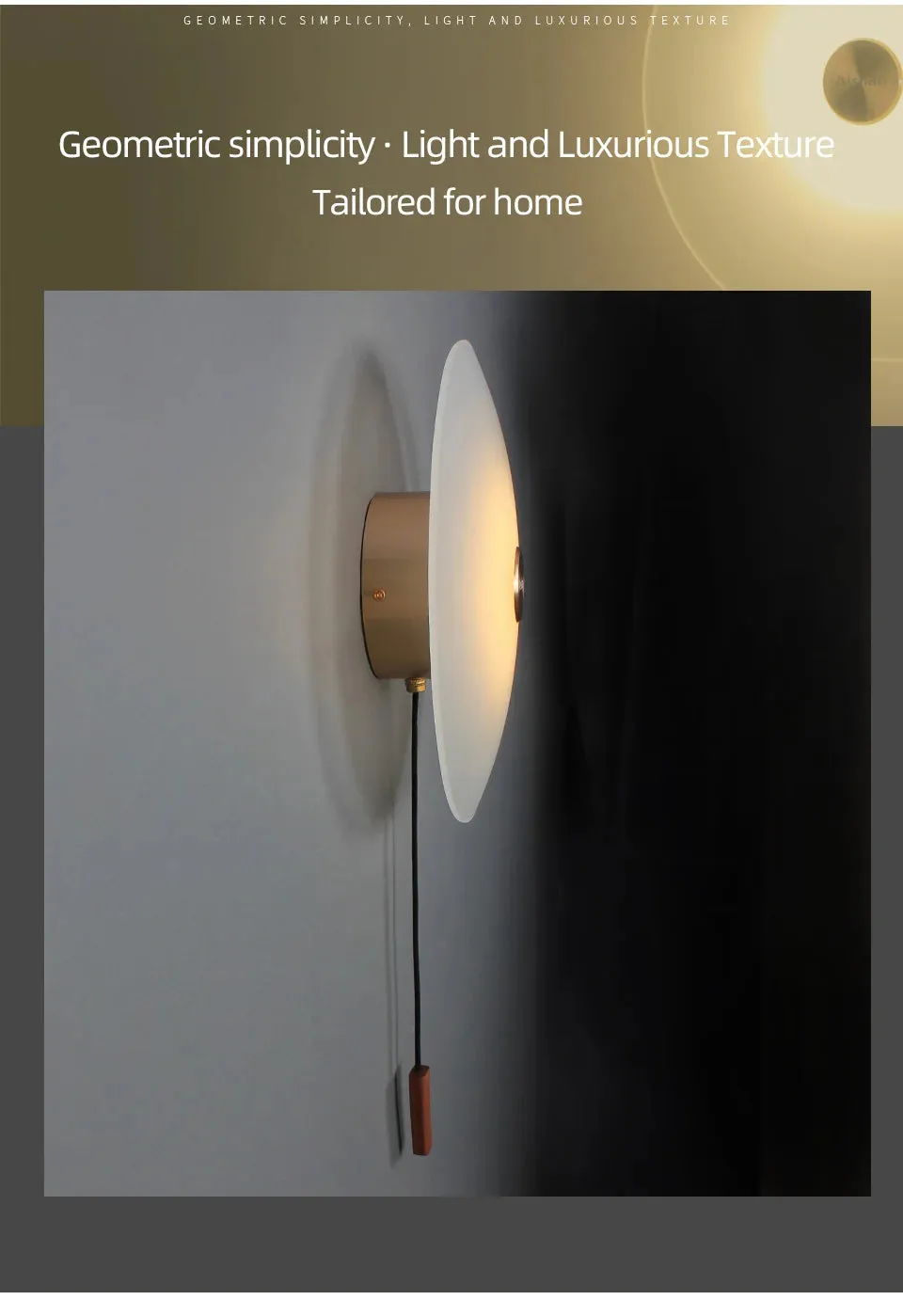 AiS Yiyet Rounded LED Wall / Ceiling Light