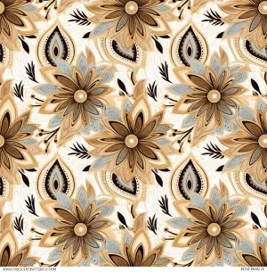 Beige Boho 20 Pattern Vinyl Sheet/Wrap