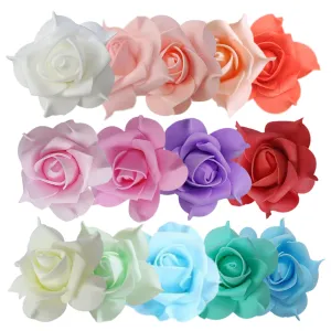 Bulk Flowers Heads Artificial Roses Wholesale 100 pcs for DIY Flower Balls