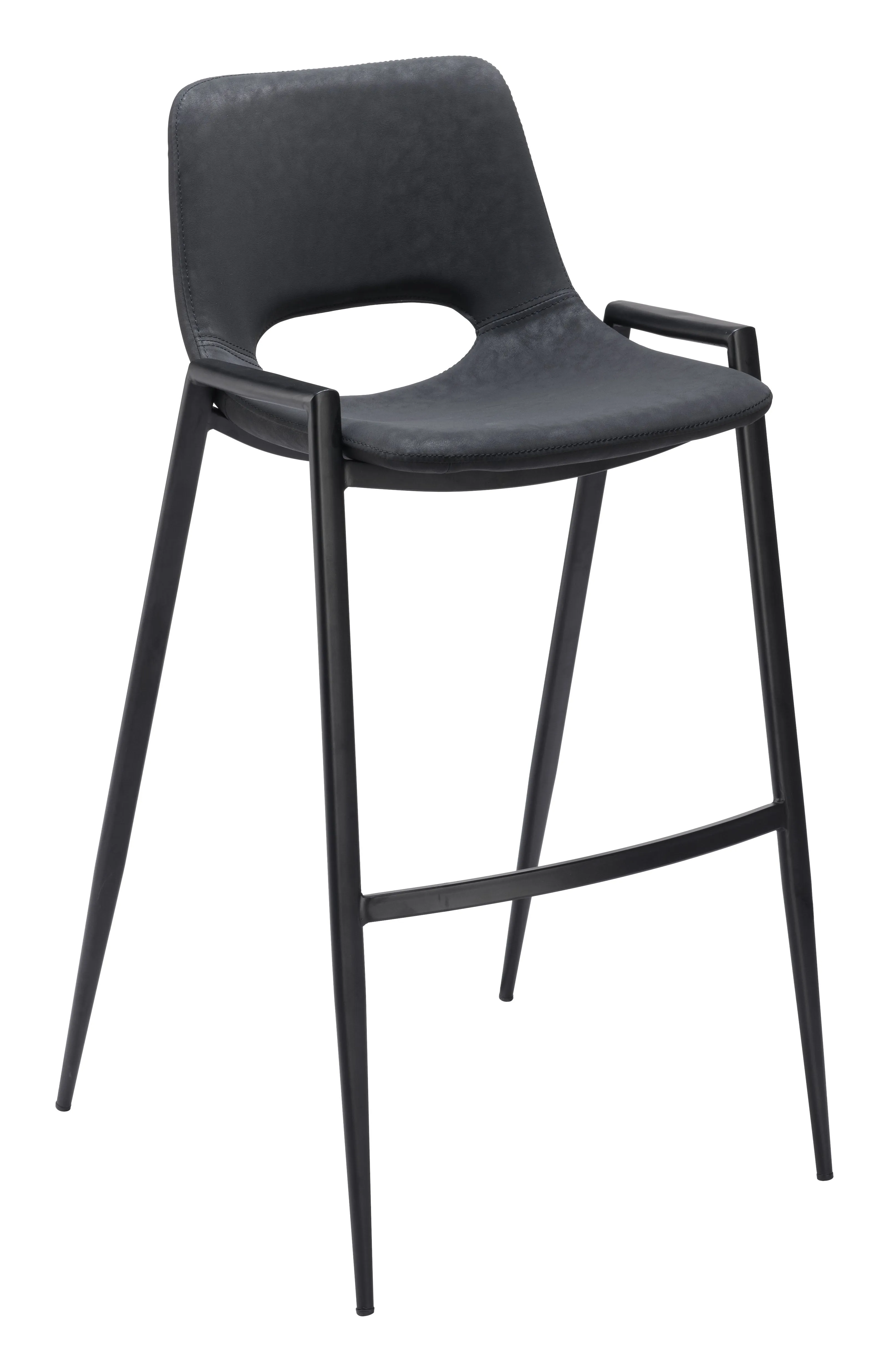 Desi Barstool (Set of 2) Black