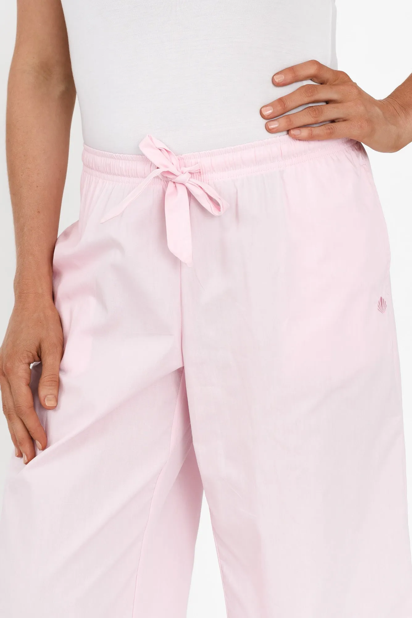 Elbie Pink Cotton Pyjama Pants