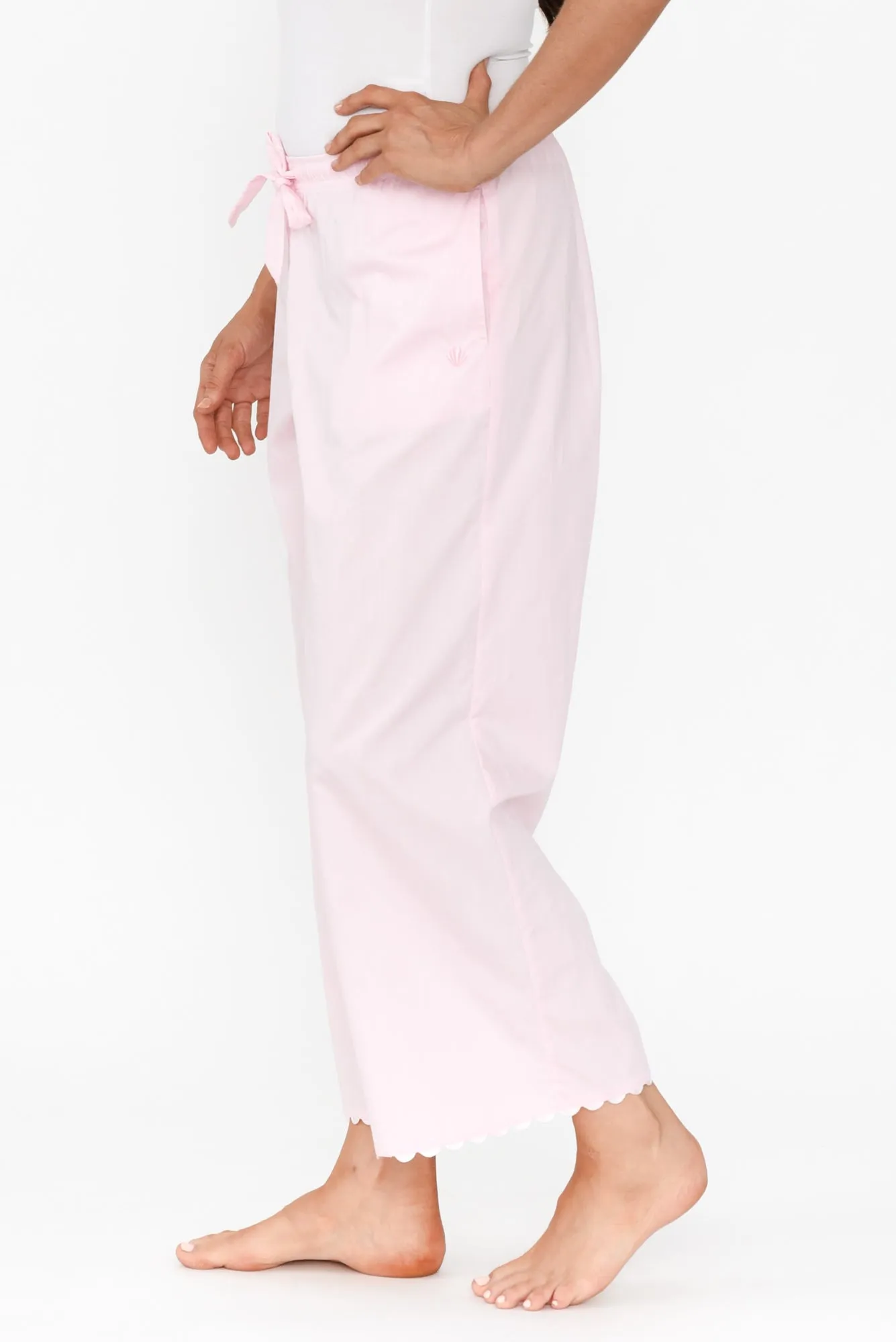 Elbie Pink Cotton Pyjama Pants