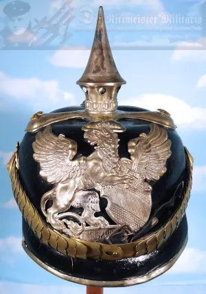 Exquisite Baden One-Year-Volunteer Officer Pickelhaube | Rare 1890-1897 Period