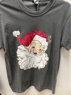 Gray Santa Tee