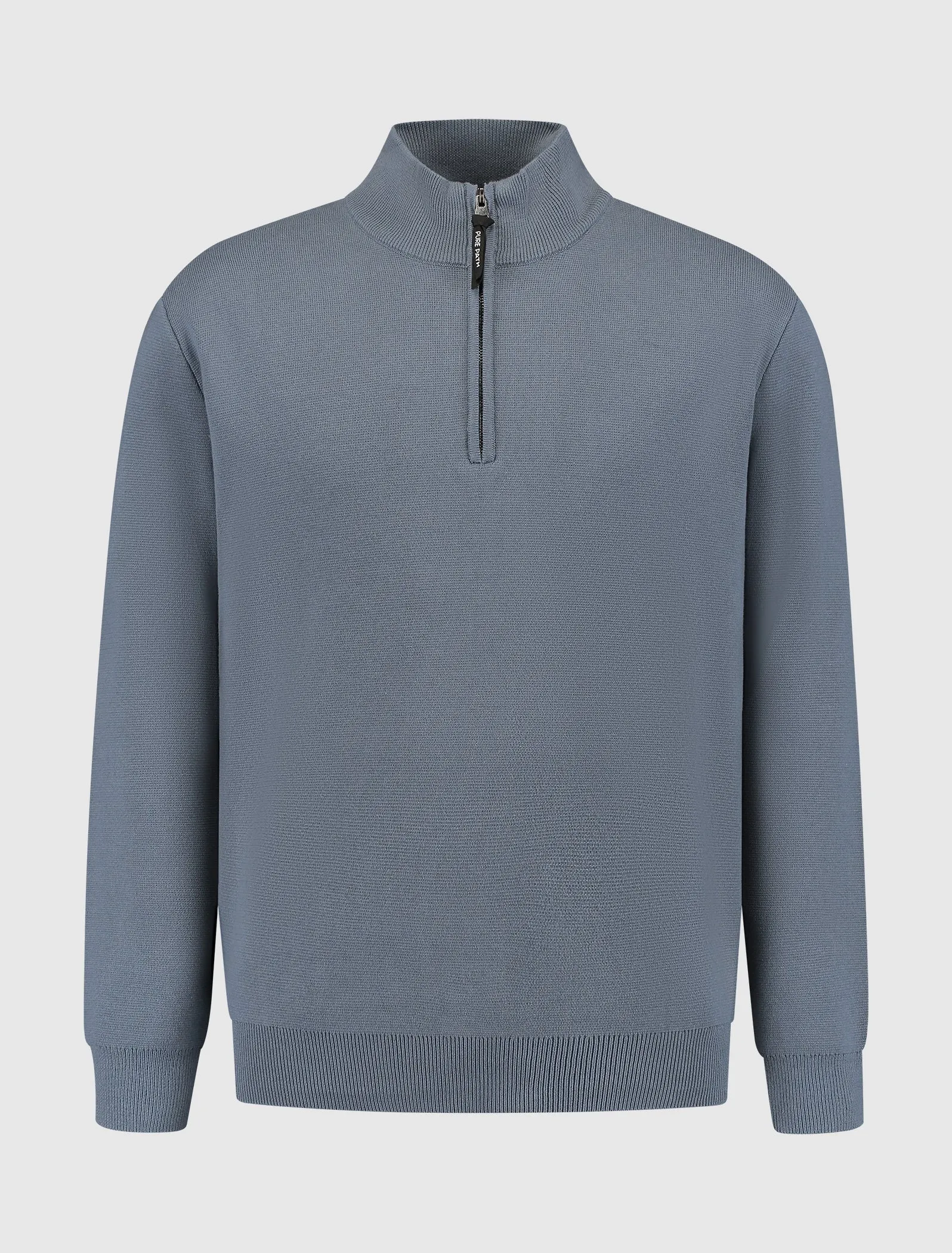 Oversized Halfzip Knitwear | Blue