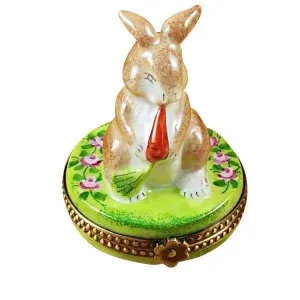 Rabbit Figurine with Carrot