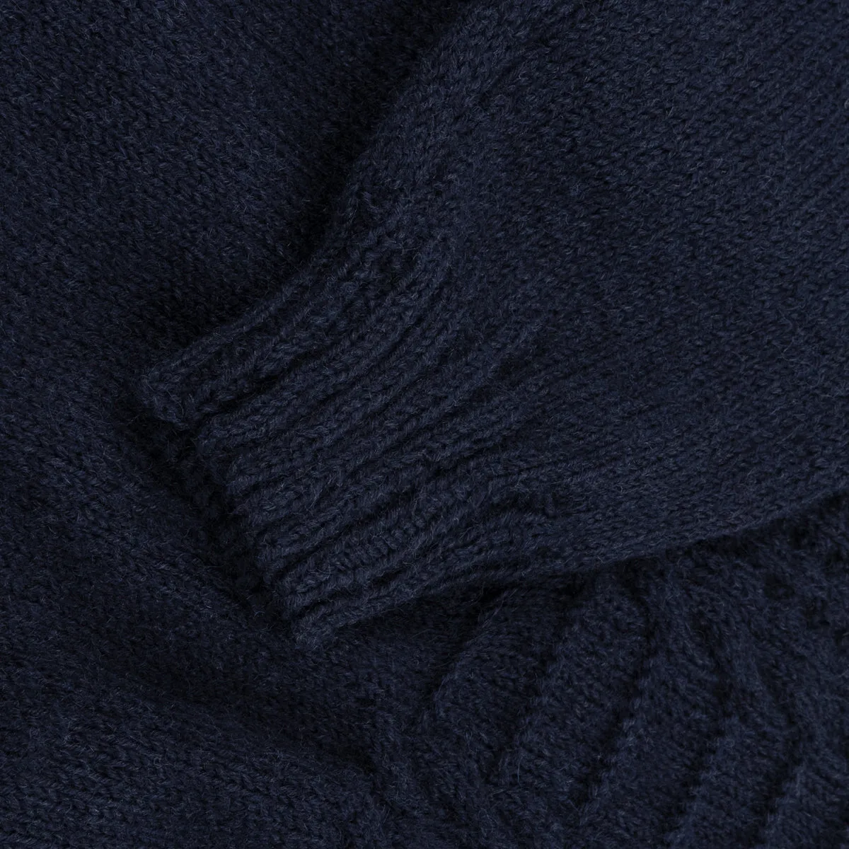 THE GANSY : HAND KNITTED BRITISH WORSTED WOOL