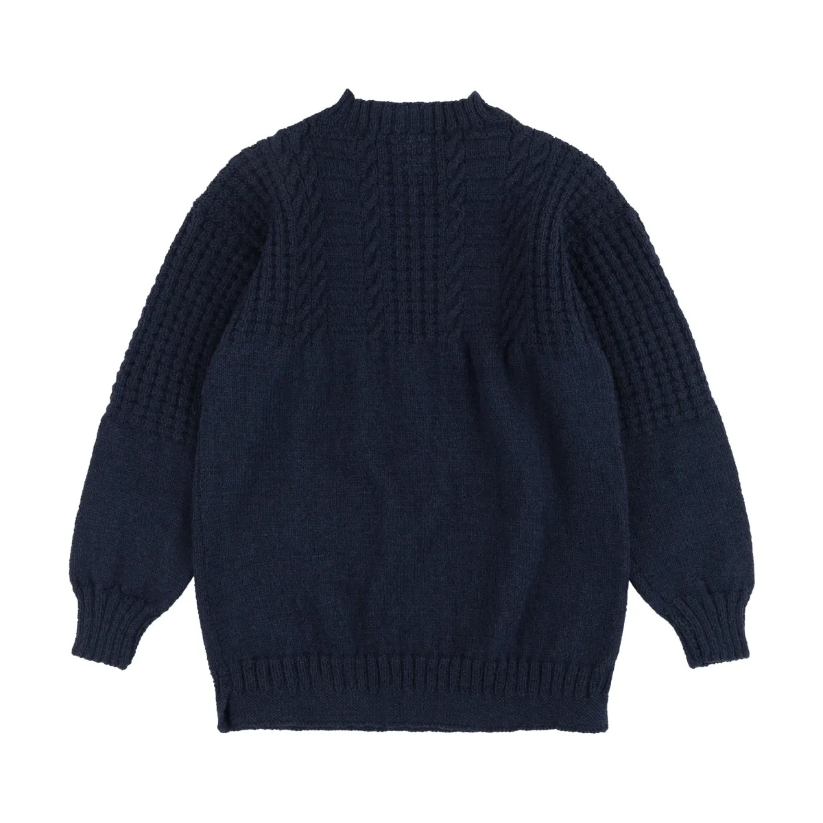 THE GANSY : HAND KNITTED BRITISH WORSTED WOOL