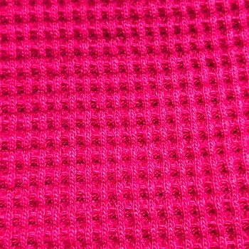 Waffle Weave Knit - Fuchsia