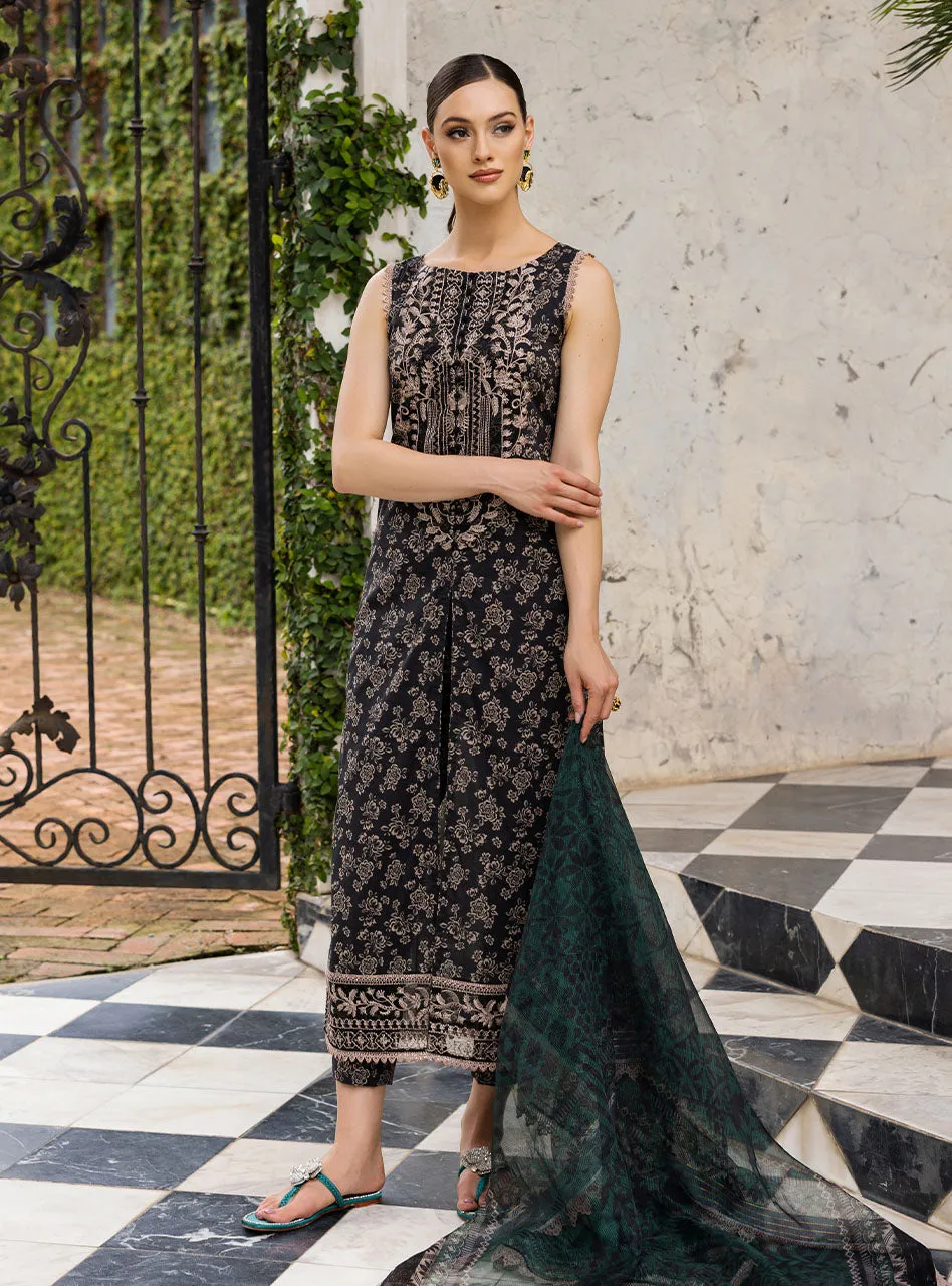 Zainab Chottani Tahra Lawn Collection  – Onyx-Aura 6B