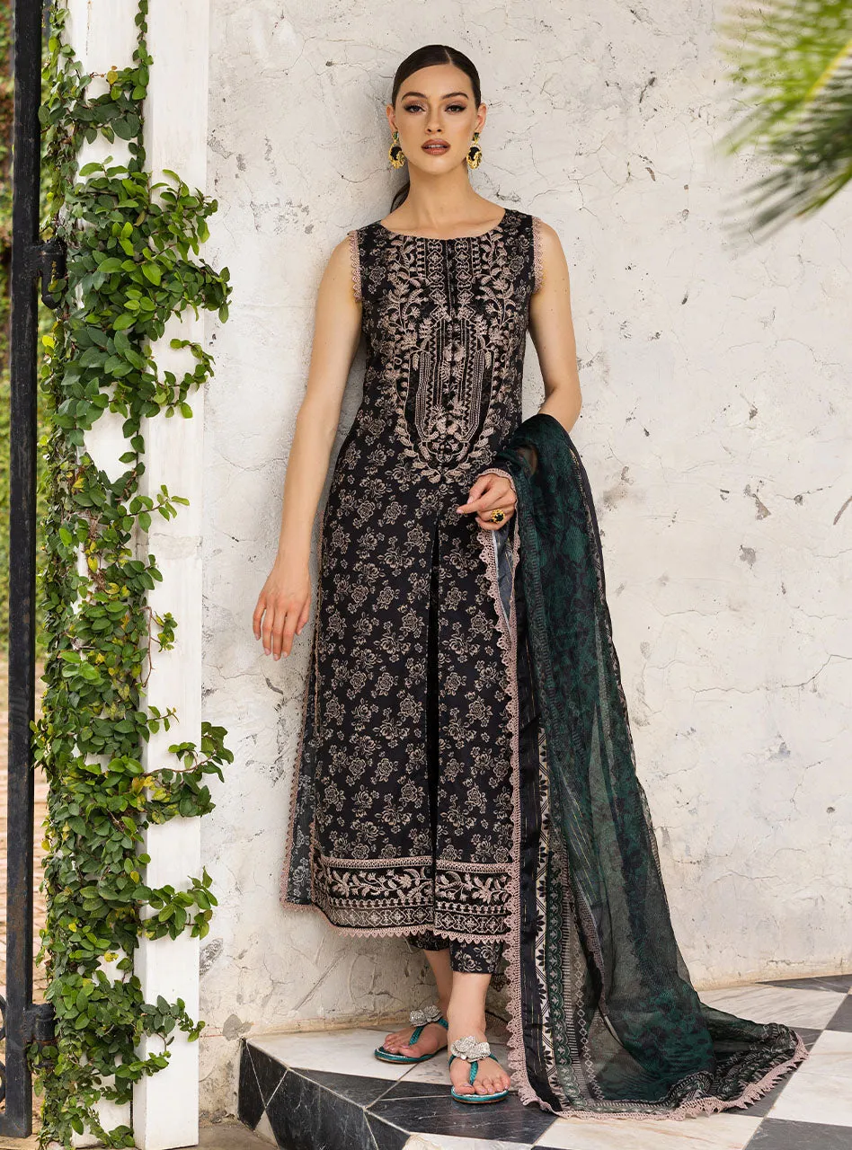 Zainab Chottani Tahra Lawn Collection  – Onyx-Aura 6B